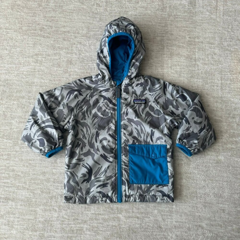 4T Patagonia Reversible Puff Ball Coat